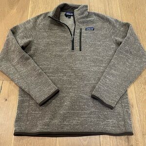 Patagonia Brown Quarter-Zip Jacket